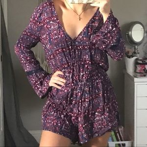 Floral patterned Romper